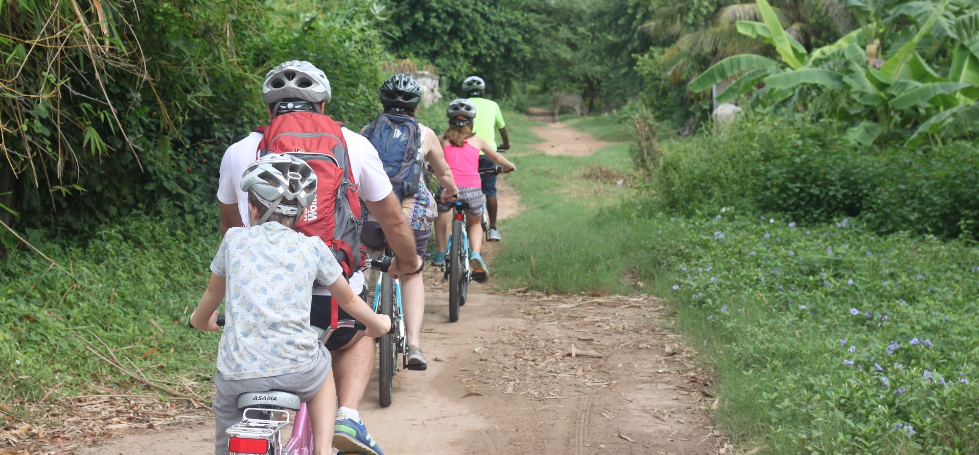 Enjoy the best moment with the fun family bike tour to the countryside.