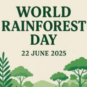 Join World Rainforest Day event with us.